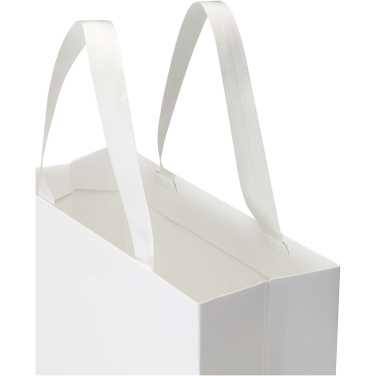 Smartfold Papiertüte, 210 g/m², mit Bandgriffen und matter Laminierung – 31 x 12 x 31 cm, Produktbild