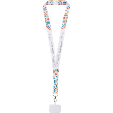Addie Sublimation Lanyard mit Telefonhalterung und Sicherheitsverschluss