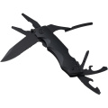 SCX.design T30 Multitool Taschenmesser mit 10 Funktionen, Schwarz