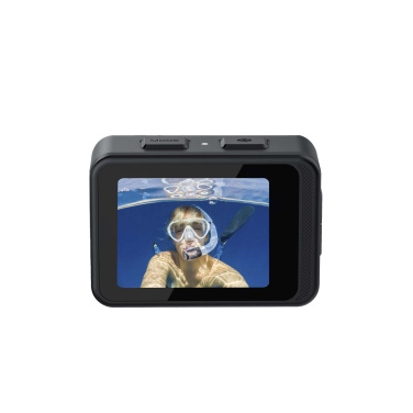 Prixton DV850 Aqua 4K Actionkamera mit zwei Bildschirmen, Produktbild, Schwarz (2)