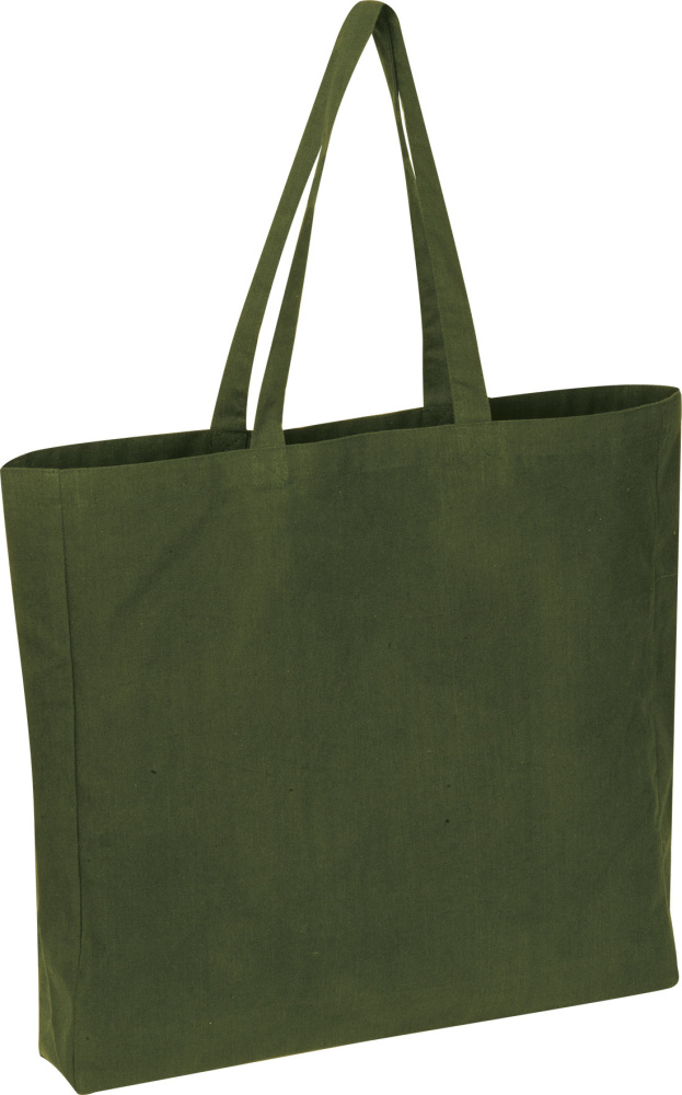 Tasche aus recycelter Baumwolle, 320 g/m², MANHATTAN, Olive, Produktbild (1)