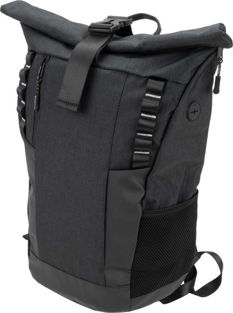 Rolltop-Rucksack ELBERT Schwarzwolf, grau, Produktbild