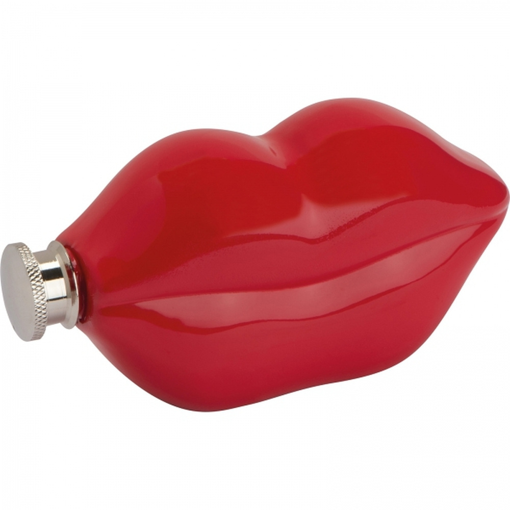 Flachmann 178 ml Lippen JOANNA, Produktbild