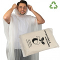 Biologisch abbaubarer Regencape DAVIDE, transparent