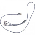 3-in-1-Ladekabel, lang 120 cm, WINOCENTY, grau