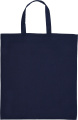 Baumwolltasche mit kurzem Henkel, 140 g/m² MARSHALL, marineblau