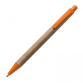 Kugelschreiber aus Recyclingkarton ROY, orange
