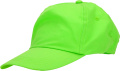 Baseballkappe aus Baumwolle mit 5 Panels, 170 g/m², MEGAN, hellgrün