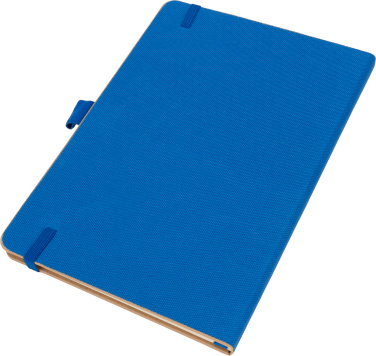 A5-Notizbuch mit Linien aus recyceltem Polyester von TEOFILO, Produktbild