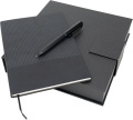 Notizbuch A5 und Stiftset CrisMa VALENTINO, Schwarz