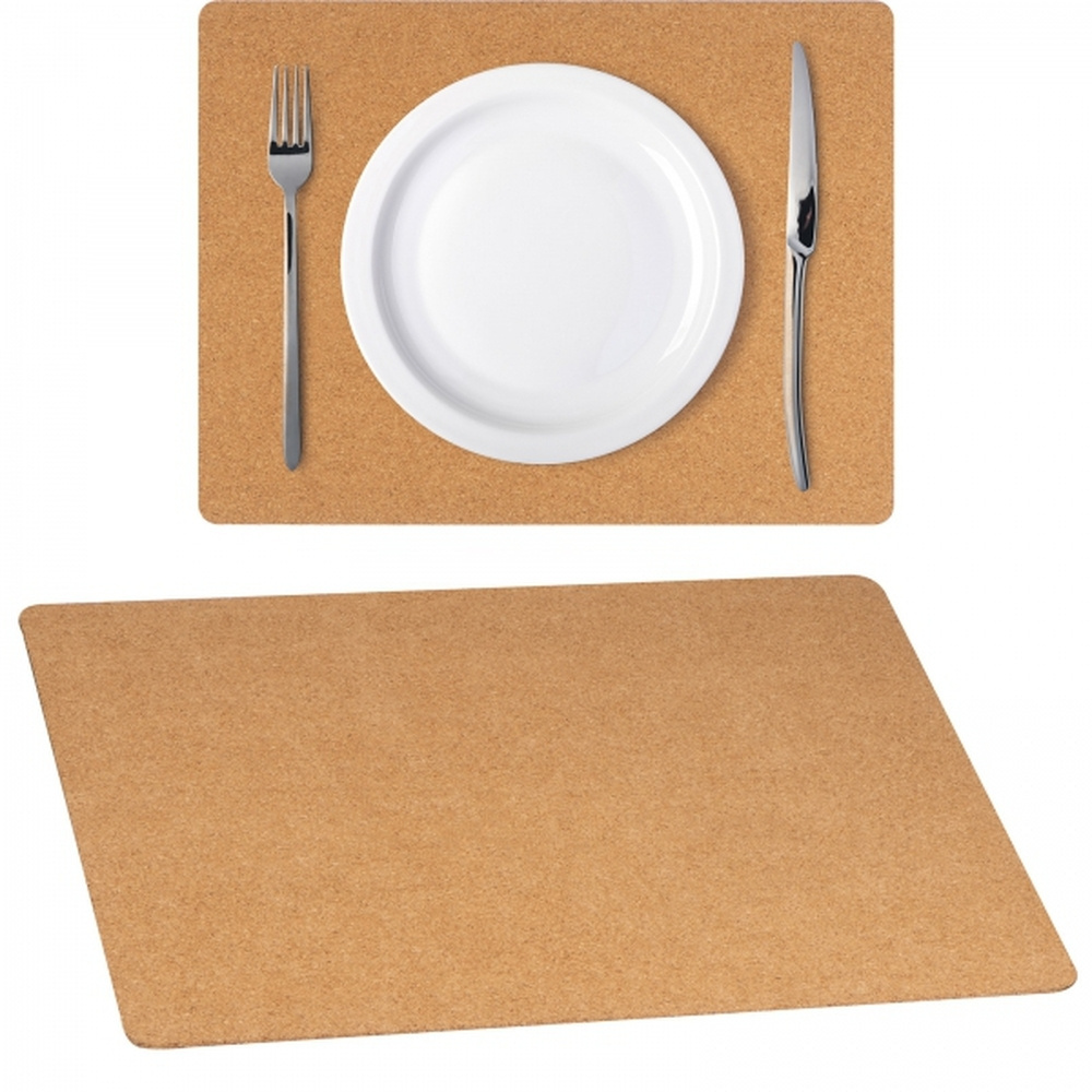 Kork-Tischset MICHELLE, Beige, Produktbild