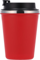 Thermobecher 350 ml mit recycelter Beschichtung METODY, Rot