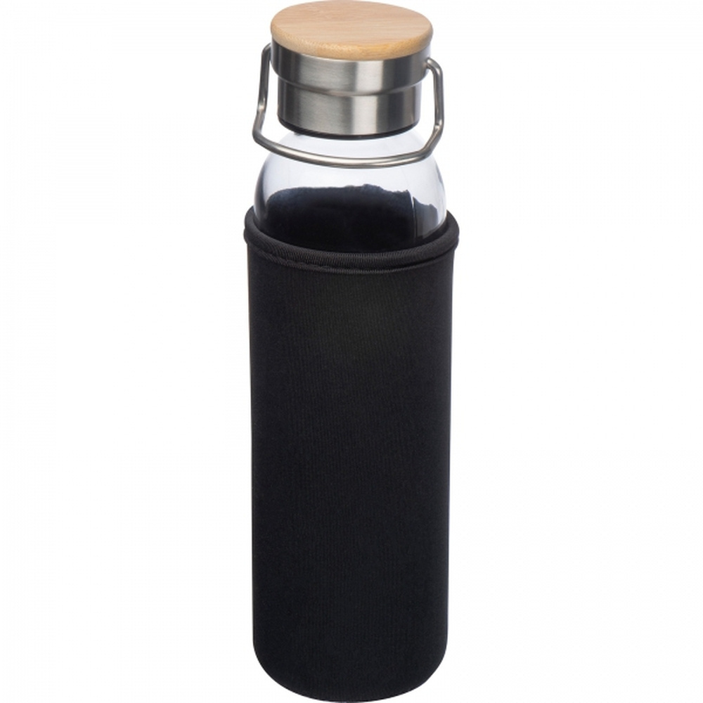 Glasflasche mit Hülle 600 ml RAMONA, Produktbild