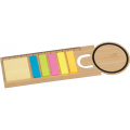 Lesezeichen mit Notizen zum Markieren von VIKTORIA, Beige