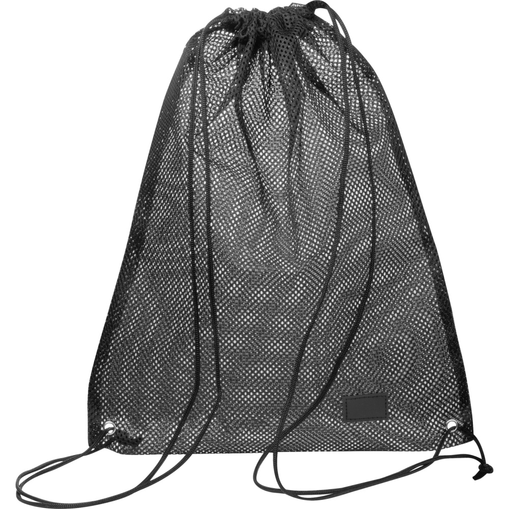Sporttasche aus Netzgewebe MARGARITA, Schwarz, Produktbild