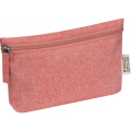 Kosmetiktasche aus recycelter Baumwolle (180 g/m²) HARRY, Rot