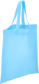 Vliestasche mit kurzen Henkeln 80 g/m² PELAGIA, hellblau