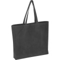Einkaufstasche aus recycelter Baumwolle und Polyester von NINA, Schwarz