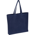 Einkaufstasche aus recycelter Baumwolle und Polyester von NINA, marineblau