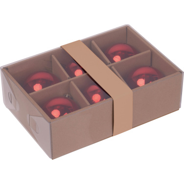 PATRICIA Set mit 6 Weihnachtskugeln, Produktbild