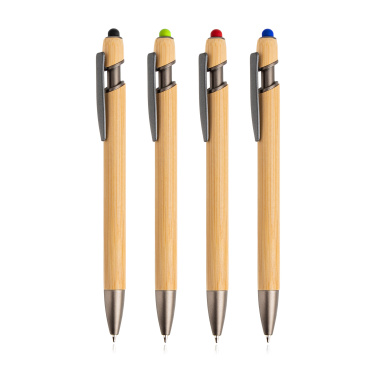 Bambus-Kugelschreiber mit Touchpen / Boouchllor, Produktbild