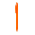 Einzigartiger farbiger Kugelschreiber aus Kunststoff / Colorfull, orange