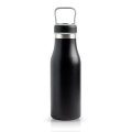 510-ml-Thermoskanne mit Fach im Deckel, Schwarz