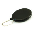 PVC-Münzhalter mit Schlüsselring / Mayn, Schwarz