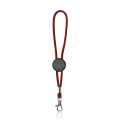 Rohrförmiger Schlüsselhalter mit Verstellmöglichkeit und Karabiner / Byner, Rot
