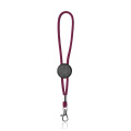 Rohrförmiger Schlüsselhalter mit Verstellmöglichkeit und Karabiner / Byner, Rosa
