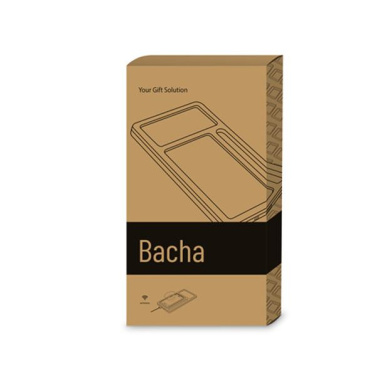 Kabellose Bambus-Ladestation mit Handyhalterung / Bacha, Produktbild