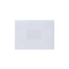 Dokumentenmappe aus PVC, A5-Format mit PVC-Verschluss / Zipdoc