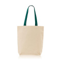 180 g schwere Tasche aus 100 % Baumwolle mit langem Henkel / Chicotton, dunkelgrün