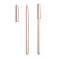 Gelkugelschreiber, Metallic-Finish / Charm, Roségold