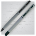 Schreibset mit Touch-Stift, Soft-Touch-Feier Pierre Cardin, grau