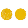 0,50 € Chip für Einkaufswagen, PS Plastik / Coin 50, Gelb
