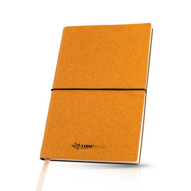 A5 Notizbuch mit Einband aus recyceltem Leder / Dubai book, Produktbild