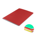 A5-Notizbuch, farbig, mit Außennaht / Colournote A5, Rot