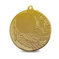 Metallmedaille / Winner, goldfarben