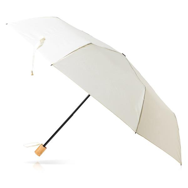 190T einziehbarer Pongee-Regenschirm mit passendem Griff und Tasche / Smalla, Produktbild