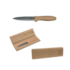 VS FUKUI Keramik-Küchenmesser, braun