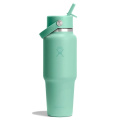946 ml Reiseflasche mit breitem, flexiblem Strohhalm von TRILLIUM, Meerjungfrauengrün
