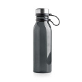 RPET-Flasche mit Edelstahlverschluss und -griff / RBottle, Schwarz