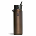946 ml LEICHTE, BREIT FLEXIBLE STROHHALMVERSCHLUSSFLASCHE OBSIDIAN, Obsidian