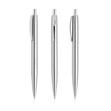 Kugelschreiber aus recyceltem Edelstahl / Resteel, Produktbild