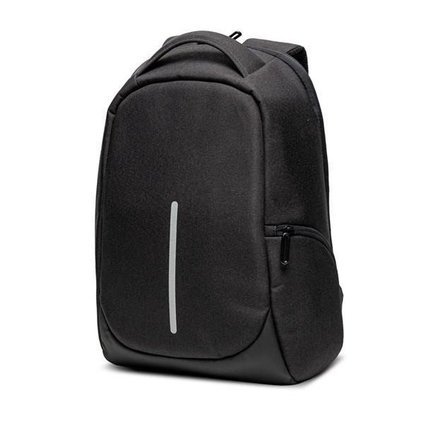 15,6-Zoll-Laptop-Diebstahlschutz-Rucksack, Schwarz, Produktbild