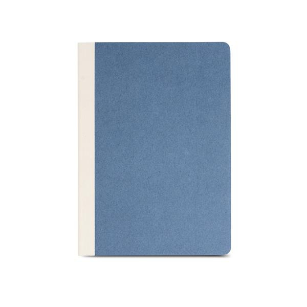 A5-Notizbuch mit Einband aus Naturfaserkarton / Eco-flora, Produktbild