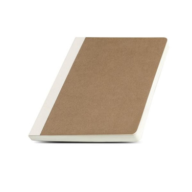 A5-Notizbuch mit Einband aus Naturfaserkarton / Eco-flora, Produktbild