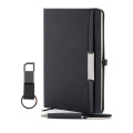 Geschenkset mit Notizbuch / Set Orwel, Schwarz