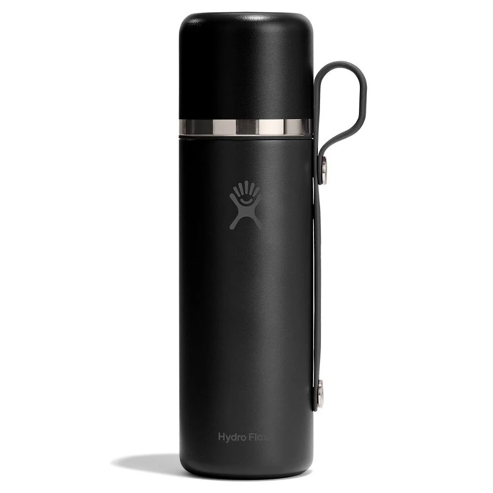 828 ml Thermoskanne und Becher Haferflocken, Schwarz, Produktbild